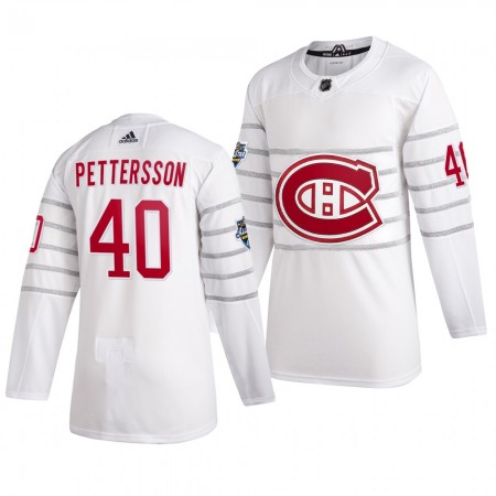 Vancouver Canucks Elias Pettersson 40 Wit Adidas 2020 NHL All-Star Authentic Shirt - Mannen